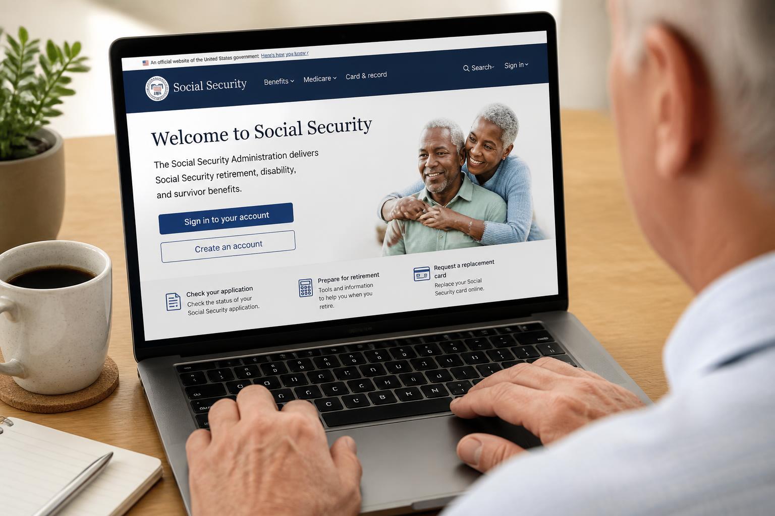 Illustration for: How to Check Your Status on ssa.gov